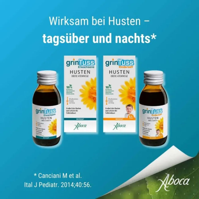 GrinTuss Hustensaft bei trockenem Husten, 180 g Lösung