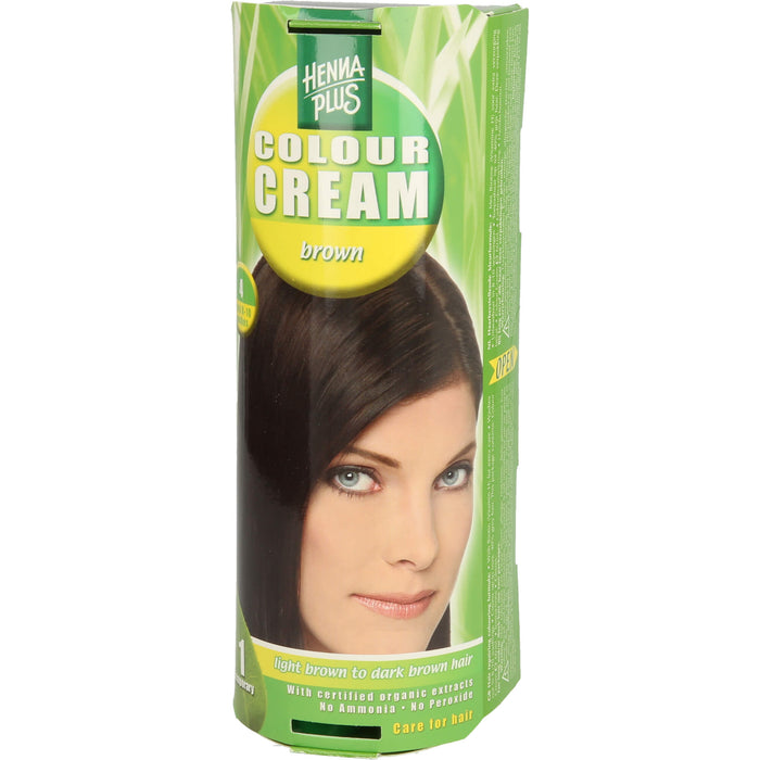Hennaplus Colour Cream Brown 4, 60 ml Cream