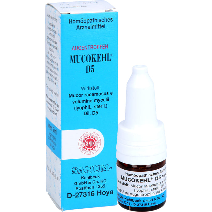 SANUM-KEHLBECK Mucokehl D5 Augentropfen, 5 ml Solution