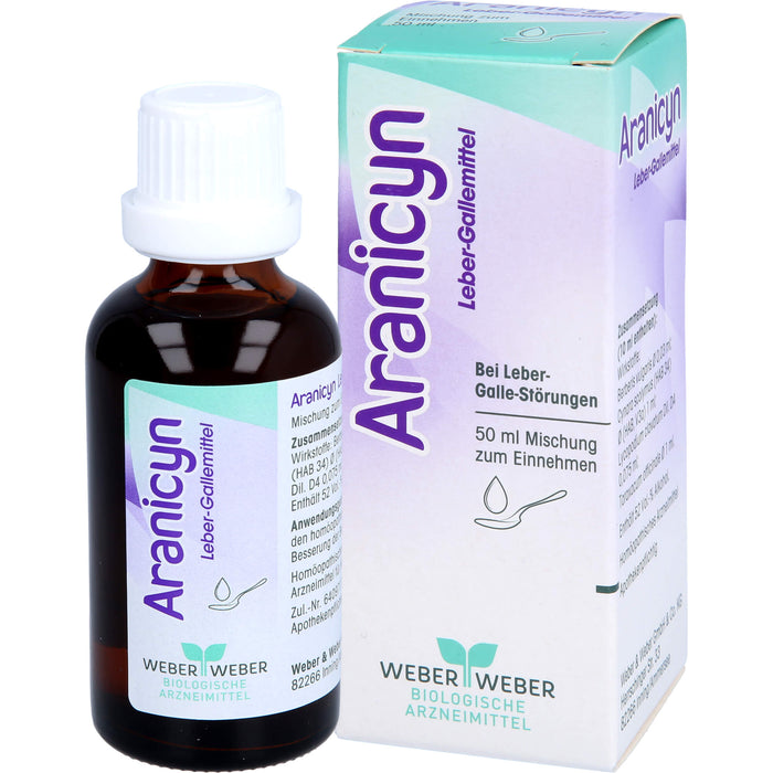 Aranicyn Leber-Gallemittel Mischung, 50 ml Solution