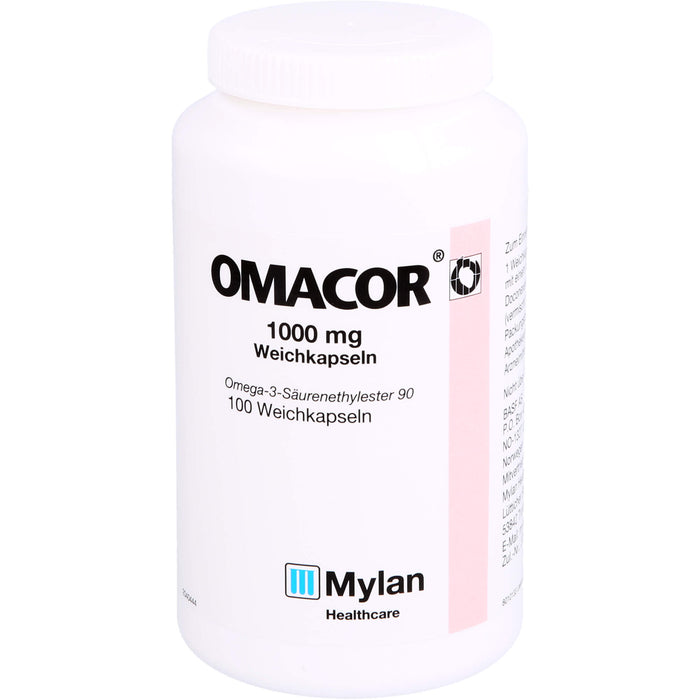Omacor , 1000 mg Weichkapseln, 100 St. Kapseln