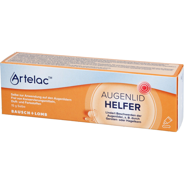 Artelac Augenlidhelfer bei Beschwerden der Augenlider, 15 g Salbe