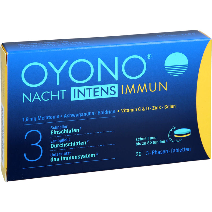 OYONO Nacht Intens Immun 3-Phasen Tabletten, 20 pcs. Tablets
