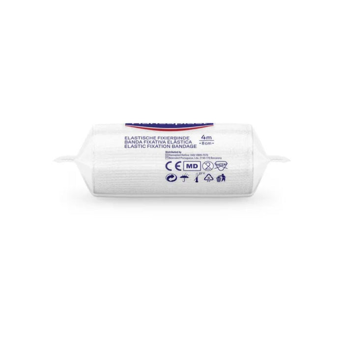 Hansaplast elastische Fixierbinde gekreppt 4 m x 8 cm, 1 pc pansement