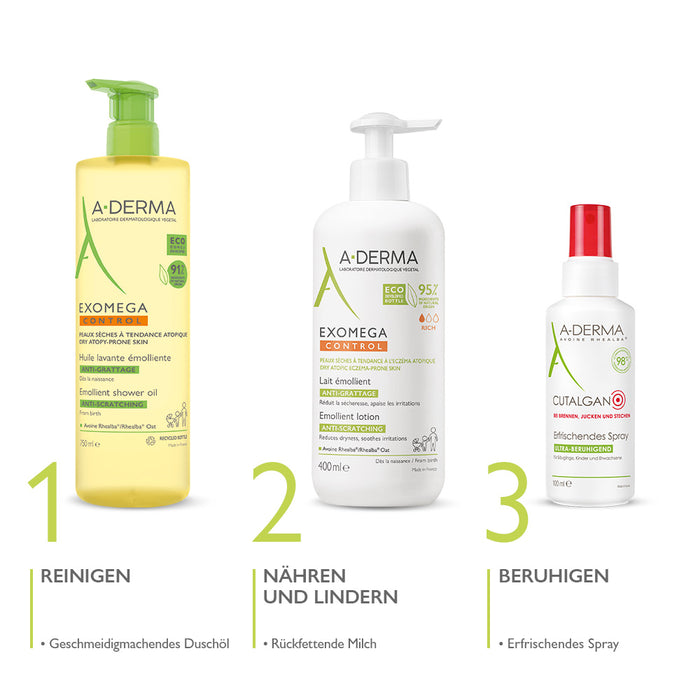 A-DERMA EXOMEGA CONTROL Creme rückfettend, 200 ml Crème