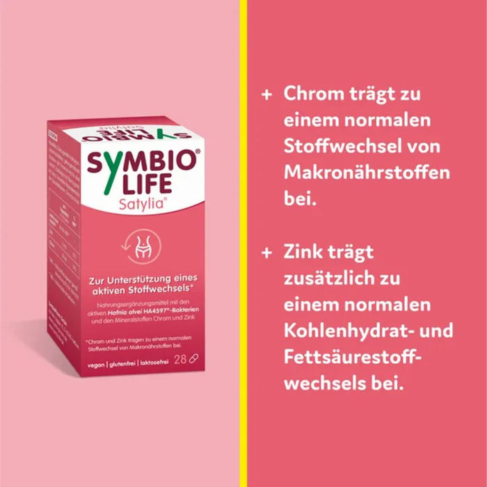 SymbioLife Satylia Kapseln zur Unterstützung eines aktiven Stoffwechsels, 28 pc Capsules