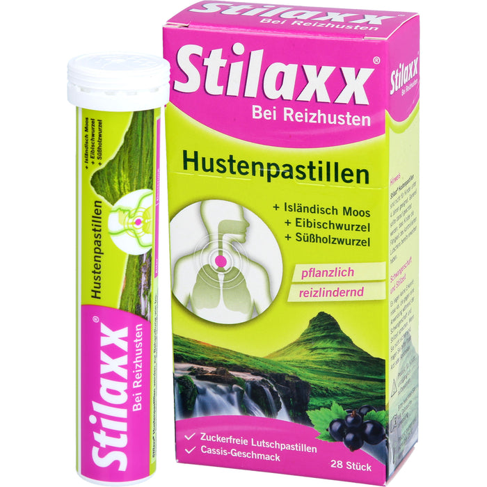 Stilaxx Hustenpastillen Isländisch Moos, 28 pcs. Pastilles