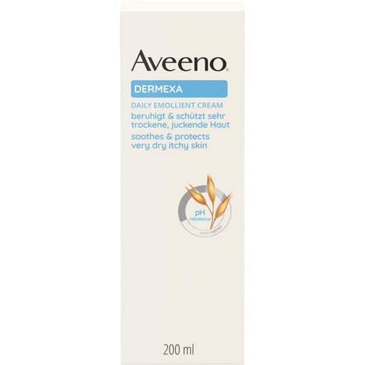 Aveeno Dermexa Körperlotion für sehr trockene, empfindliche, zu Ekzemen neigende Haut, 200 ml Lotion
