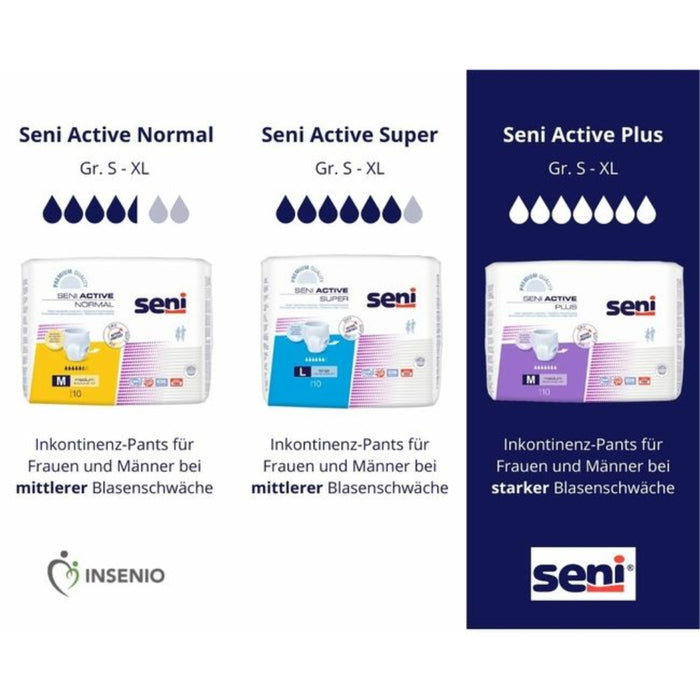 Seni Active Plus elastische Inkontinenzslips Small, 10 St. Slips