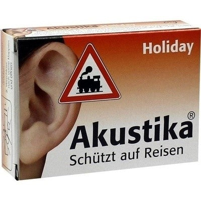 Akustika Ohrschutzkombination für die Reise Windschutzwolle + Lärmschutzstöpsel, 1 St. Kombipackung
