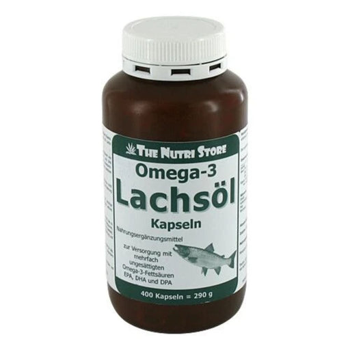 The Nutri Store Omega-3 Lachsöl 500 mg Kapseln, 400 St. Kapseln
