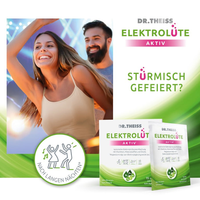 Dr.Theiss Elektrolüte AKTIV, 15 pcs. Sachets
