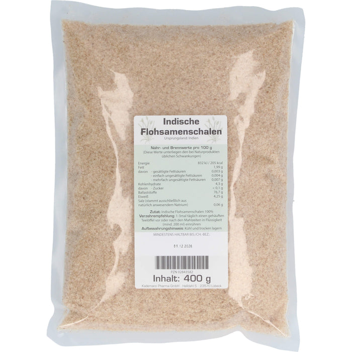 Indische Flohsamenschalen lose, 400 g BEU