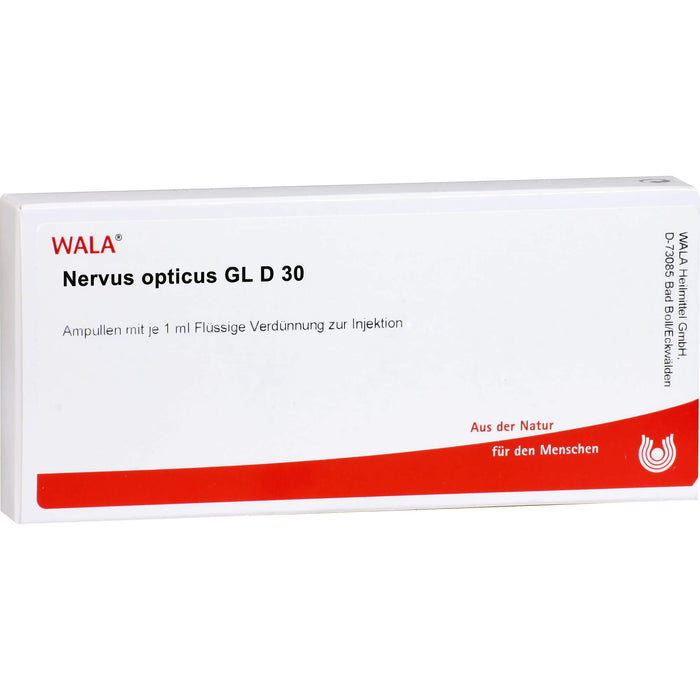 WALA Nervus Opticus Gl D30 flüssige Verdünnung, 10 pcs. Ampoules