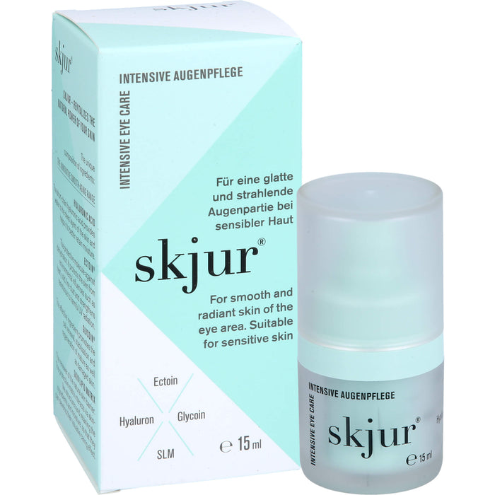 Skjur Intensive Augenpflege für eine glatte und strahlende Augenpartie, 15 ml Cream