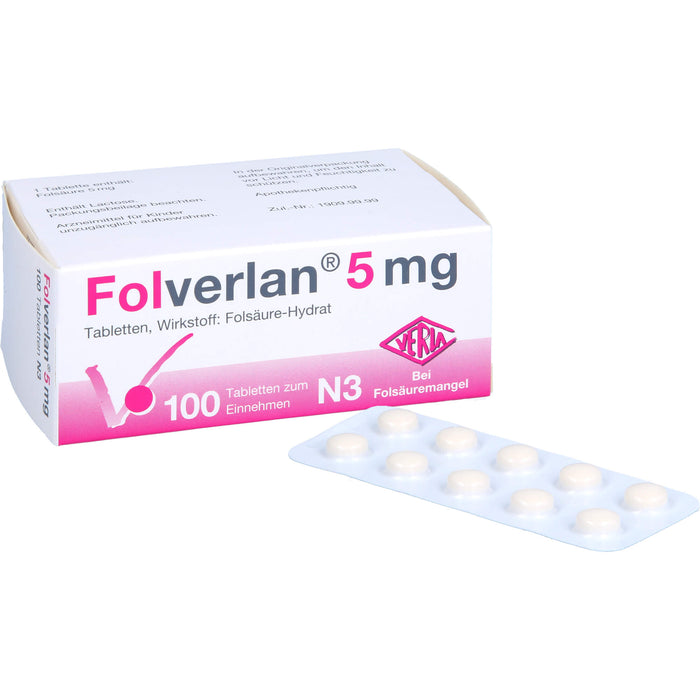 Folverlan 5 mg Tabletten, 100 pcs. Tablets