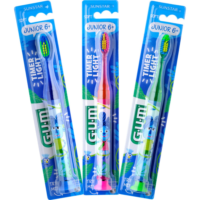 GUM Timer Light-up Zahnbürste, 1 St. Zahnbürste