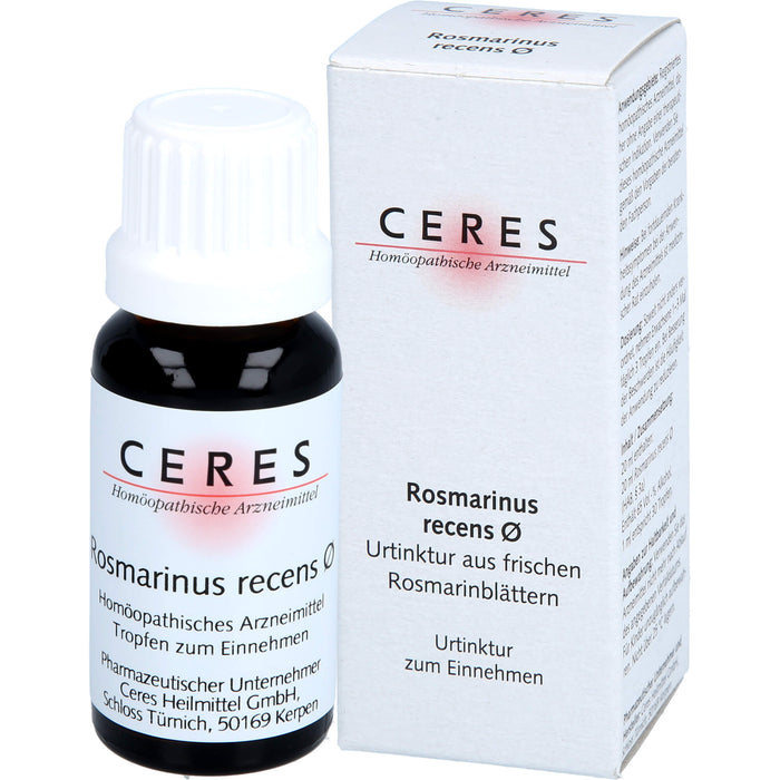 Ceres Rosmarinus recens Urtinktur, 20 ml Solution