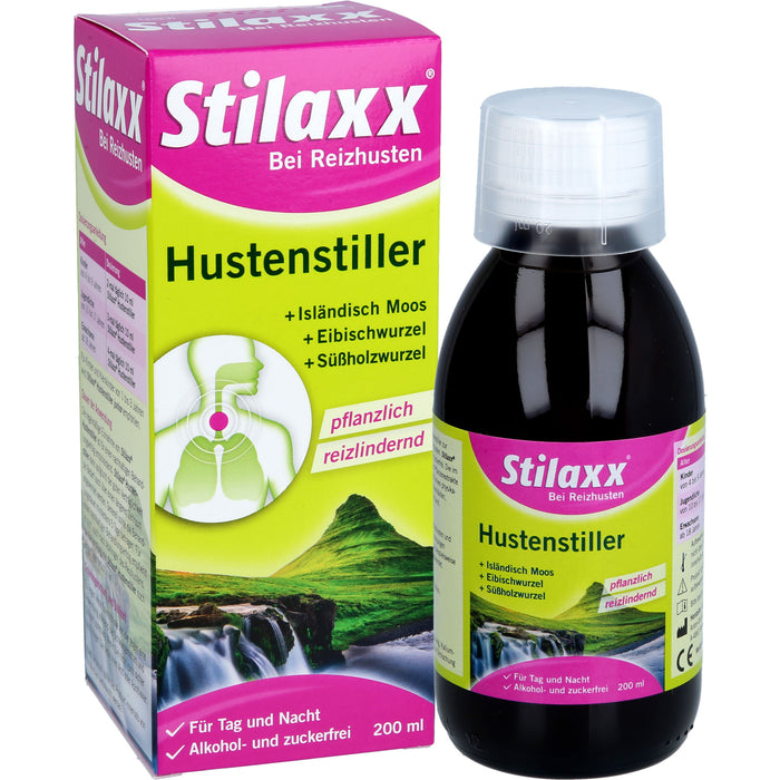 Stilaxx Hustenstiller Isländisch Moos Erwachsene, 200 ml Solution