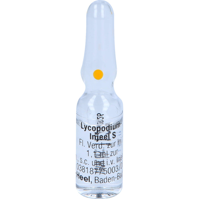 Heel Lycopodium-Injeel S flüssige Verdünnung, 10 pcs. Ampoules