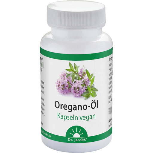 Dr. Jacob's Oregano-Öl Kapseln vegan, 60 St. Kapseln