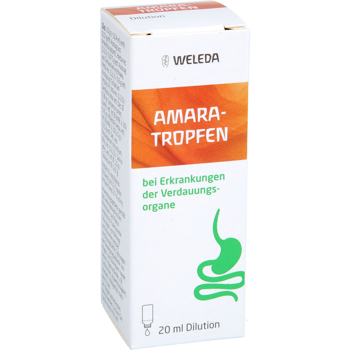 WELEDA Amara-Tropfen bei Erkrankungen der Verdauungsorgane, 20 ml Lösung