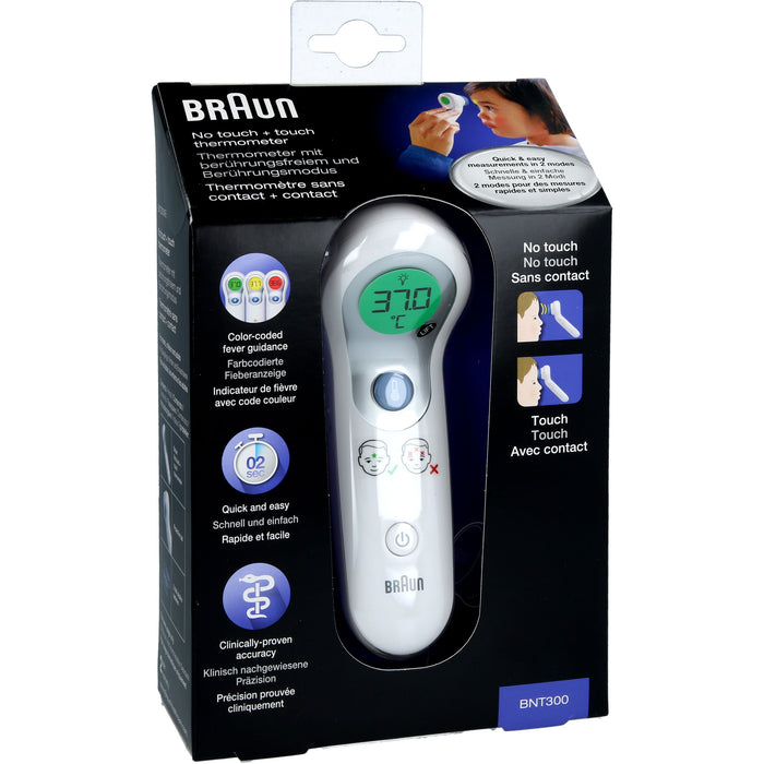 BRAUN No touch + touch Stirnthermometer, 1 St
