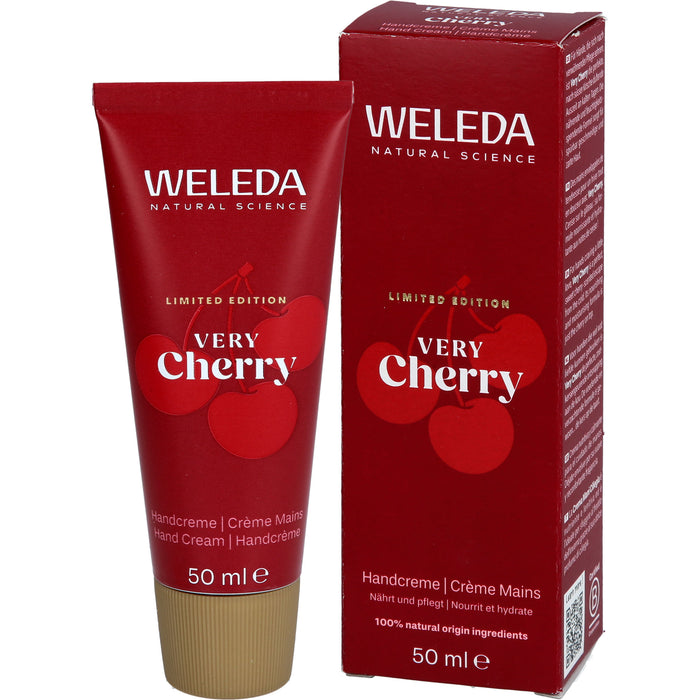 WELEDA Very Cherry Handcreme nährt und verwöhnt mit Kirschduft, 50 ml Cream