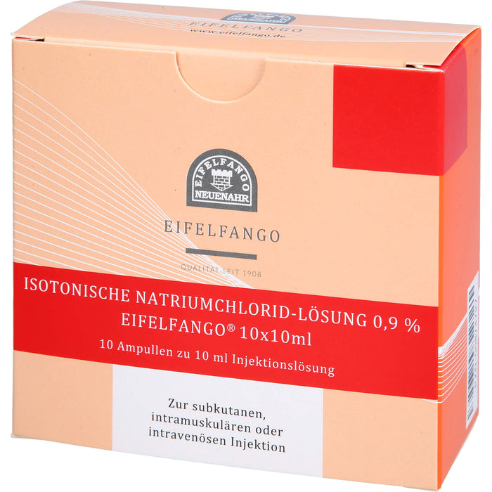 EIFELFANGO Isotonische Natriumchlorid-Lösung 0,9 %  Ampullen 10 ml, 100 ml Solution