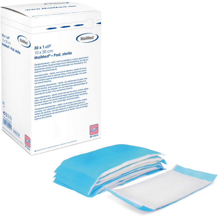 Saugkompressen 10x20 steril, 30X1 St KOM