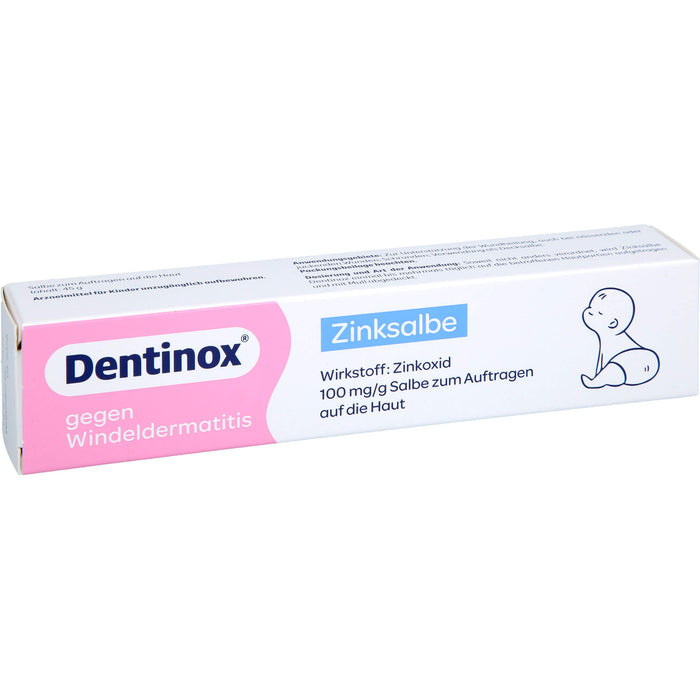 Dentinox Zinksalbe gegen Windeldermatitis, 45 g Ointment