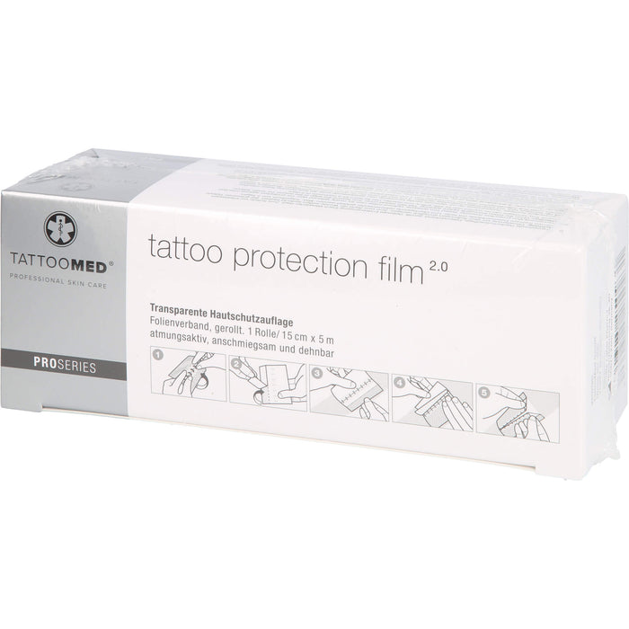 TattooMed tattoo protection film - 2,0 - 15 cm x 5m, 1 pcs. Pack