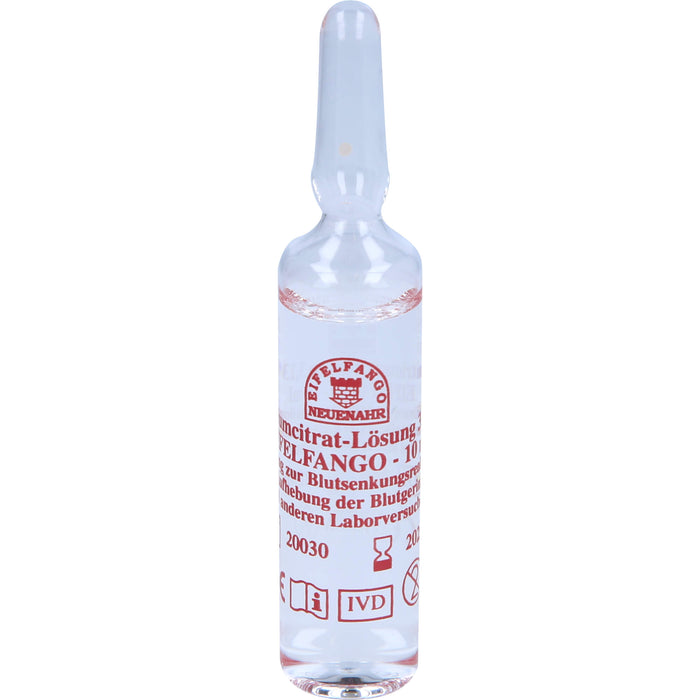 NATRIUM CITRICUM 3,13%, 10X10 ml AMP