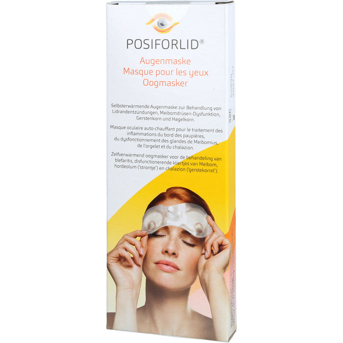 POSIFORLID Augenmaske bei Lidrandentzündungen, Gerstenkorn und Hagelkorn, 1 pcs. Masks