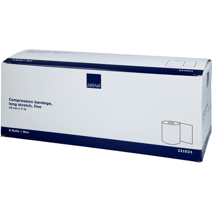 Kompressionsbinden Langzug 7mx10cm, 8 St BIN