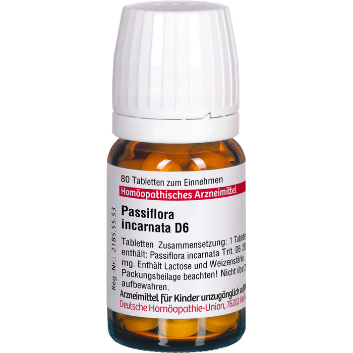 Passiflora incarnata D6 DHU Tabletten, 80 pc Tablettes