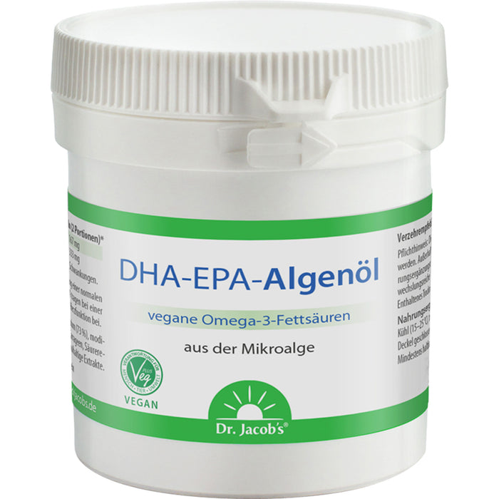 Dr. Jacob´s DHA-EPA Algenöl Kapseln, 60 St. Kapseln