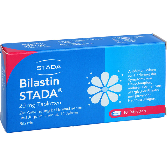 STADA Bilastin 20 mg Tabletten, 10 pc Tablettes