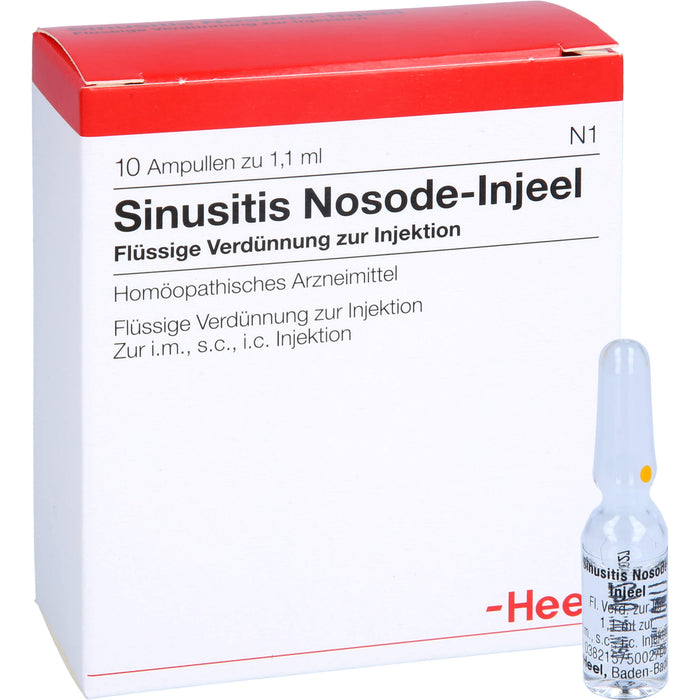 Heel Sinusitis-Nosode-Injeel flüssige Verdünnung, 10 pcs. Ampoules