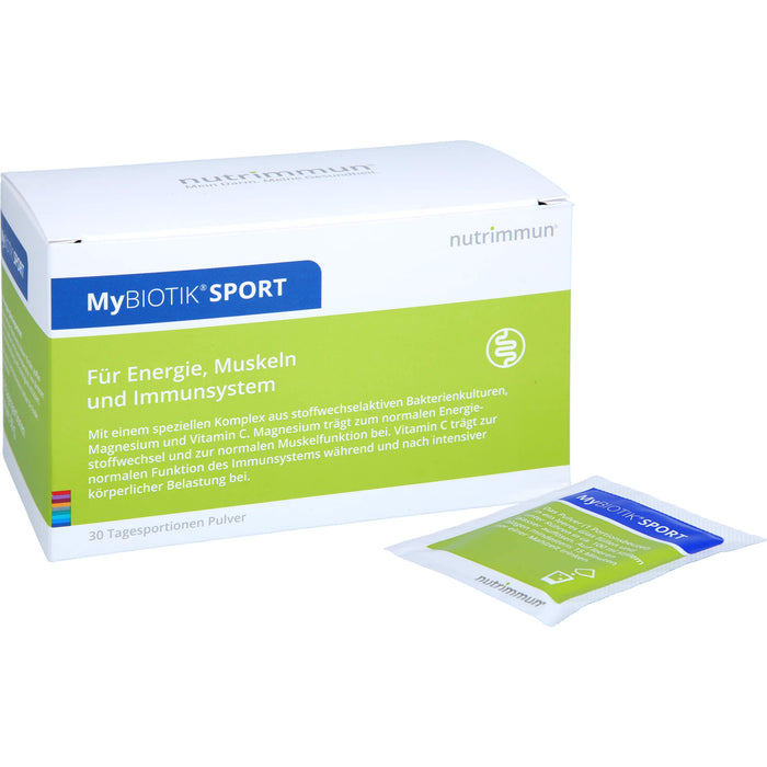 MyBIOTIK SPORT Pulver für Energie, Muskeln und das Immunsystem, 30 pc Sachets