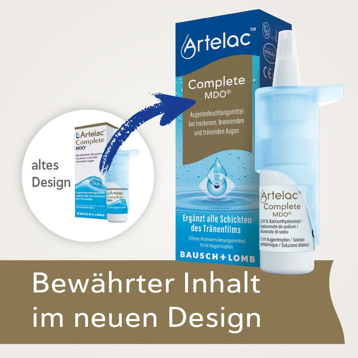Artelac Complete MDO Augentropfen, 10 ml Lösung