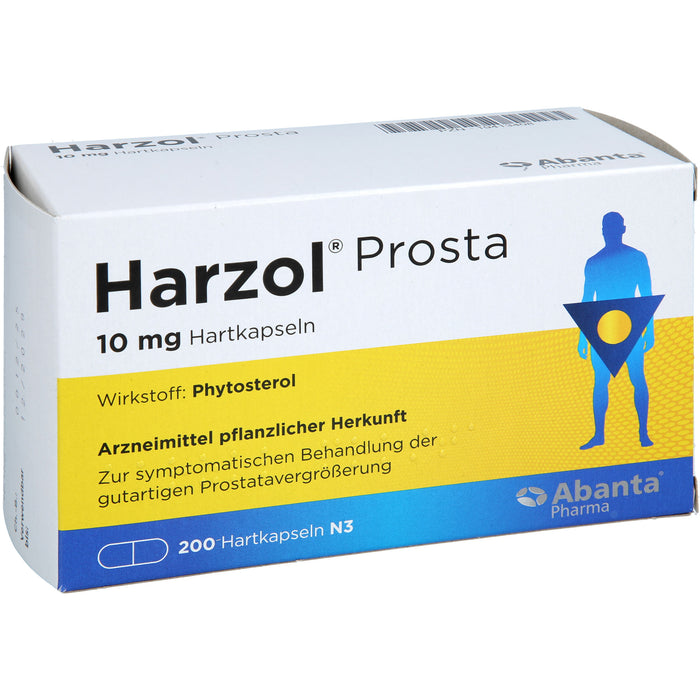 Harzol Prosta 10 mg Hartkapseln bei gutartiger Prostatavergrößerung, 200 St. Kapseln