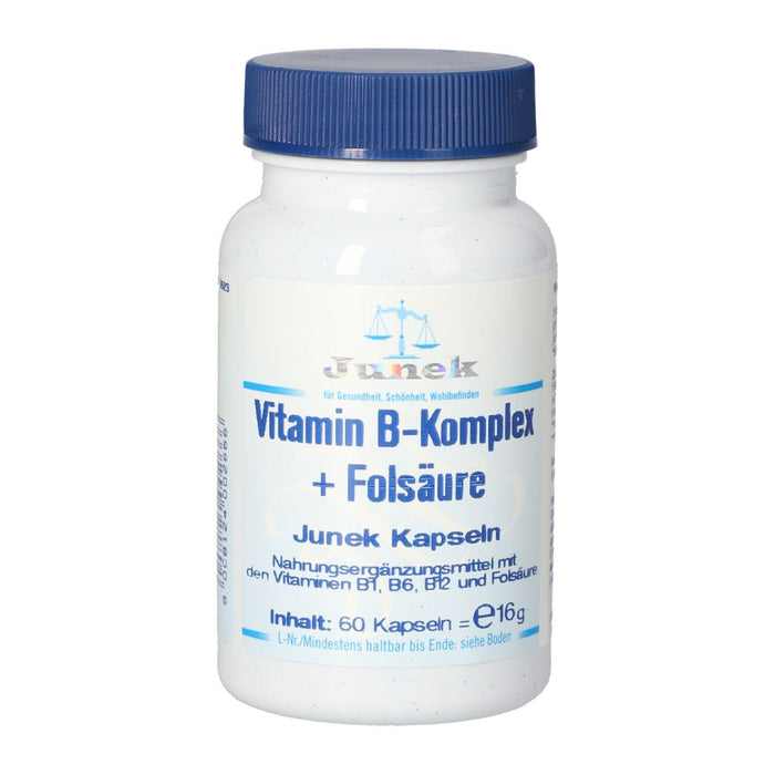 Vitamin B Komplex + Folsäure Junek Kapseln, 60 St. Kapseln