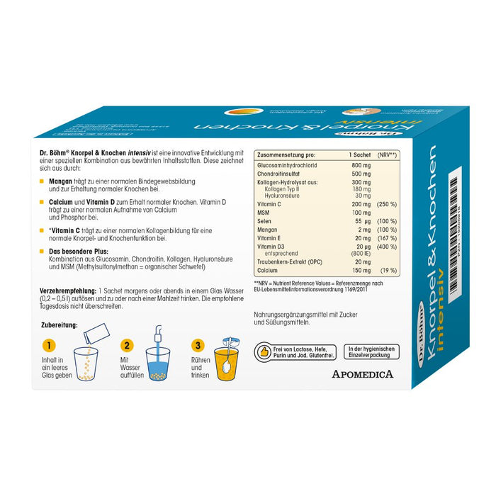 Dr. Böhm Knorpel & Knochen intensiv, 30 pc Sachets
