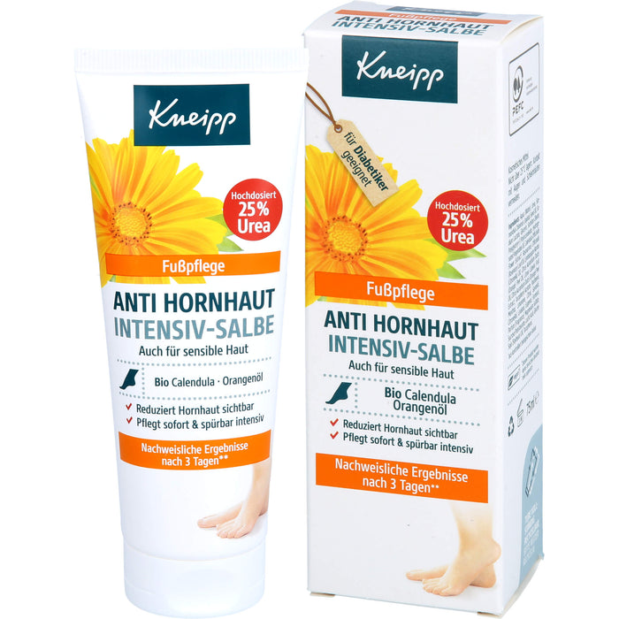Kneipp Anti Hornhaut Intensiv-Salbe für sensible Haut, 75 ml Ointment