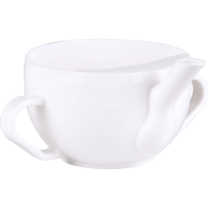 Krankentasse 2 Henkel weiß Kunststoff, 1 St 