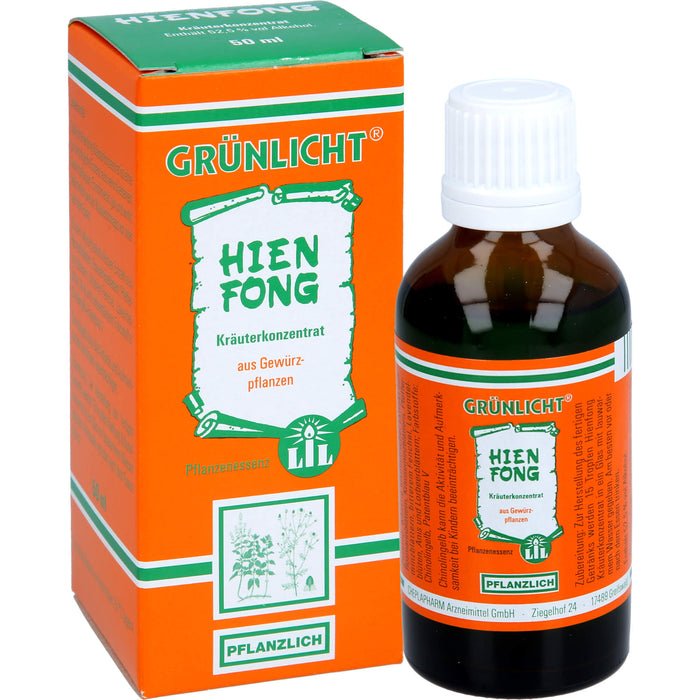 Grünlicht Hienfong Kräuterkonzentrat, 50 ml Solution