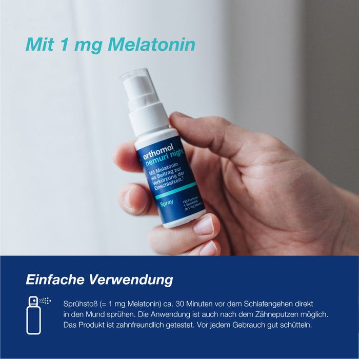 Orthomol Nemuri night (Spray), 25 ml Tagesportionen
