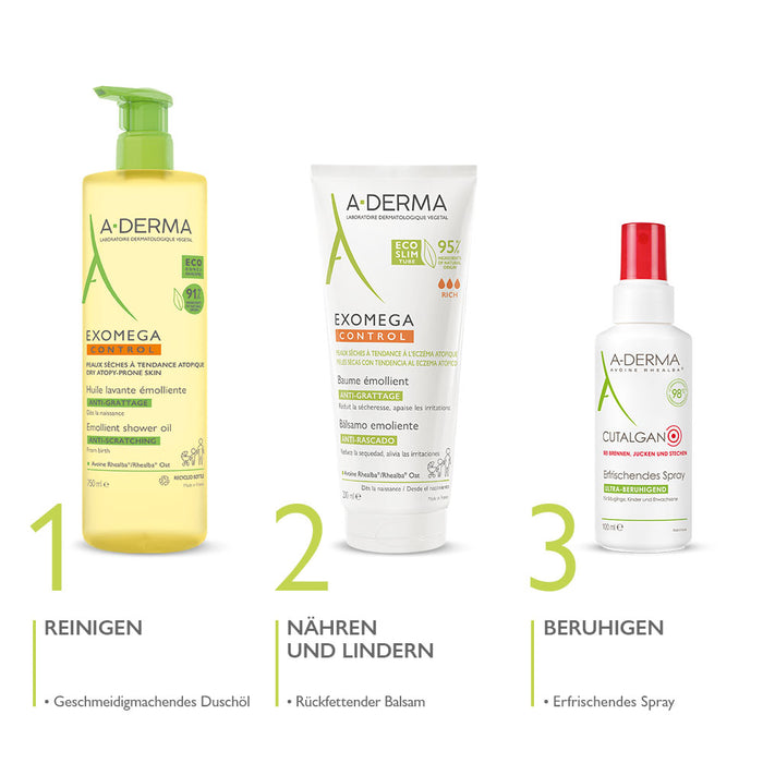 A-DERMA EXOMEGA Control Balsam, 200 ml Baume
