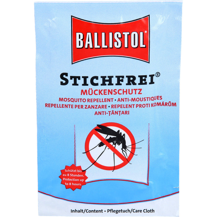 BALLISTOL Stichfrei Mückenschutz Pflegetücher, 10 pcs. Cloths